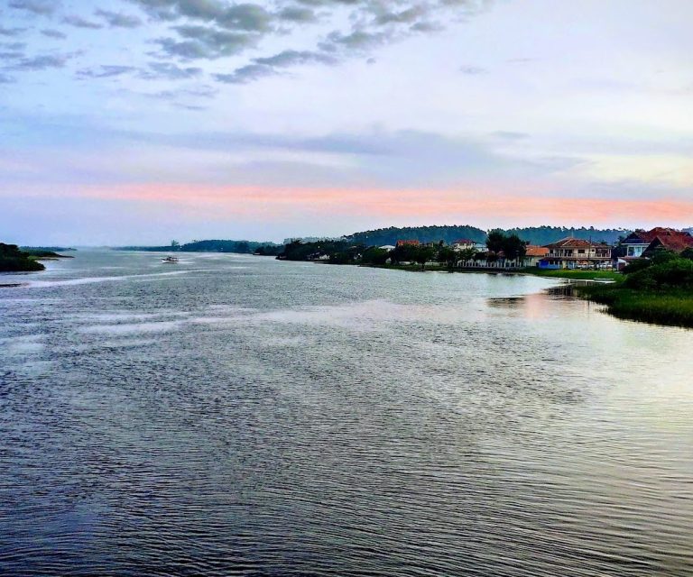 Foto real de Ponte Pênsil Barra do Itapocu - Araquari SC