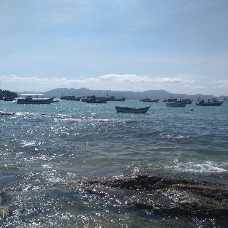 Foto real de Praia do Araçá