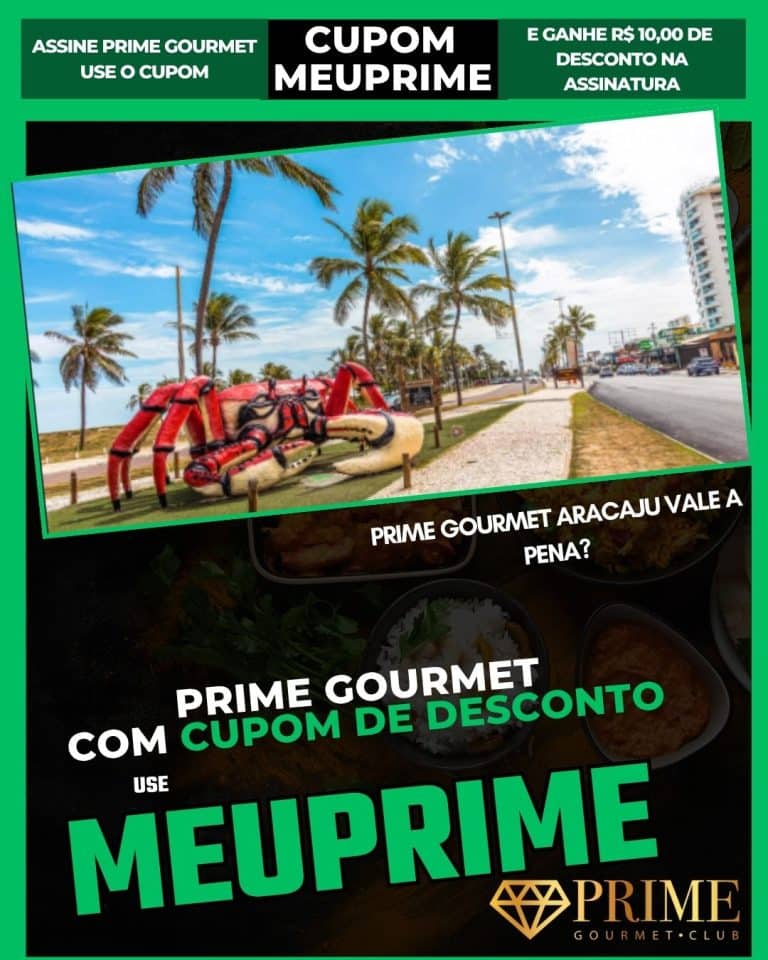 cupom prime gourmet Aracaju SE