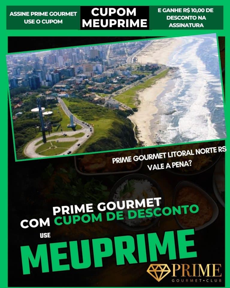 cupom prime gourmet Litoral Norte RS